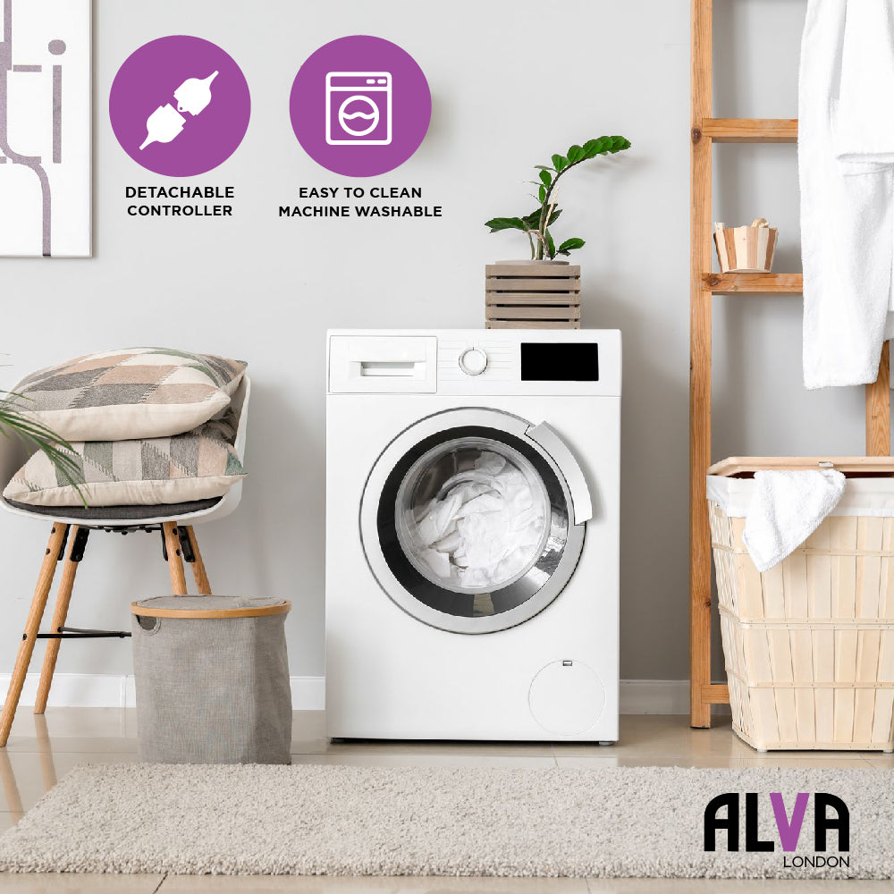 Electric Under Blanket - King - Coral Fleece - Fitted Elastic - 150x200cm