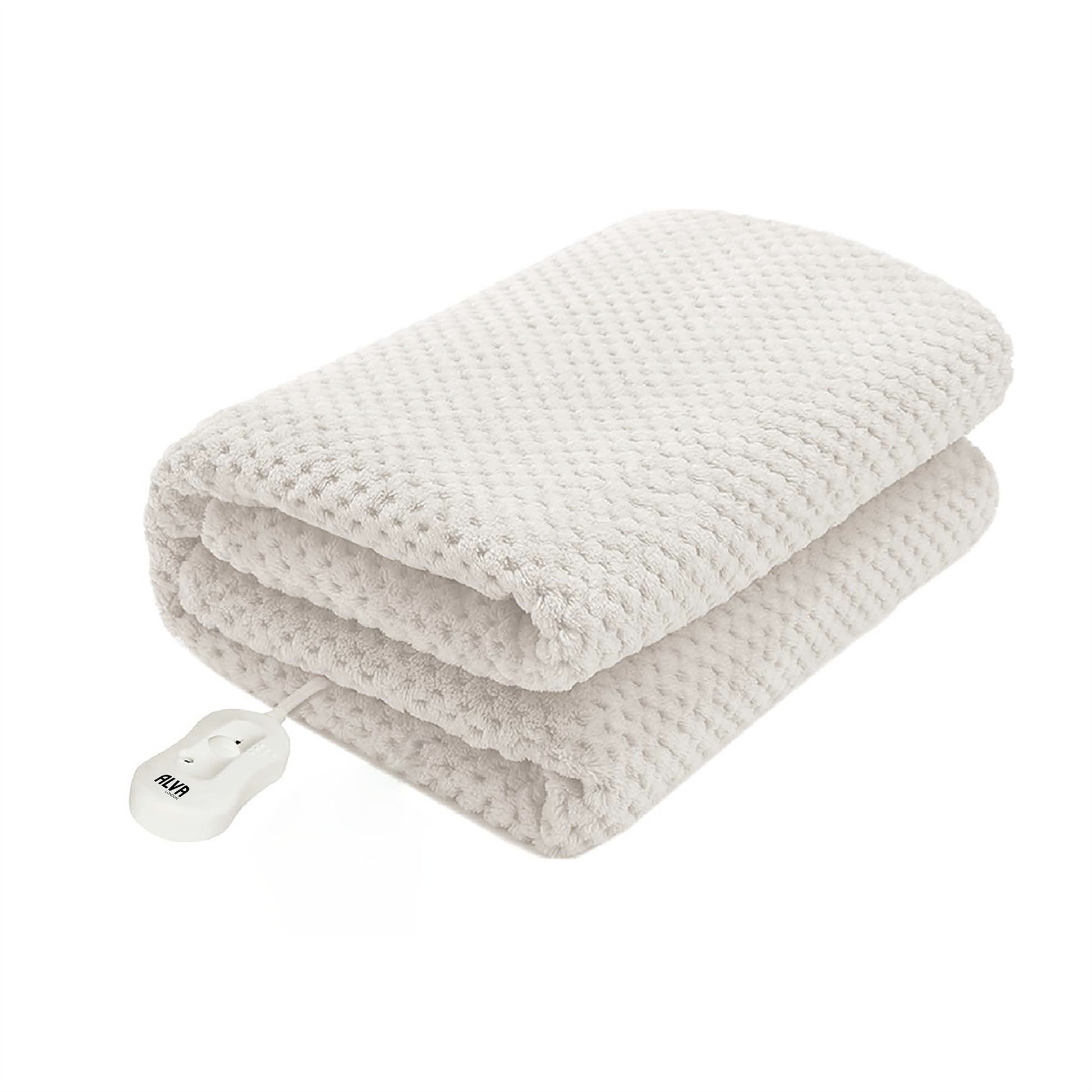 Electric Under Blanket Single Coral Fleece Fitted Elastic 90x1 ElectricBlankets UK
