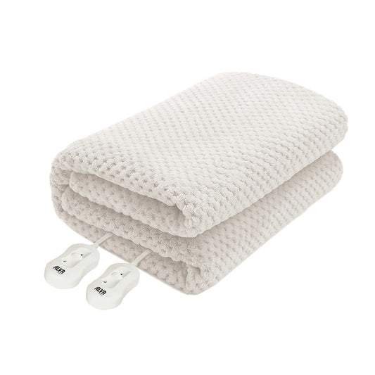 Electric Under Blanket - Double - Coral Fleece - Fitted Elastic - 135x190cm